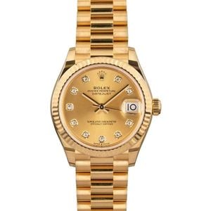 Ladies Rolex Datejust 278278 Yellow Gold