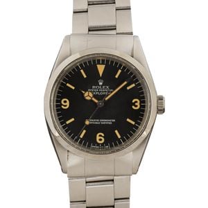 Vintage Rolex 1975 Explorer 1016 Black Dial