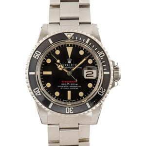 Vintage Rolex Red Submariner Date 1680