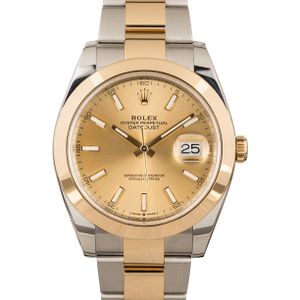 Rolex Datejust 41 Ref 126303 Two Tone Oyster