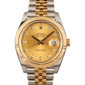 Pre-Owned Rolex Datejust 41 Ref 126333 Champagne Dial