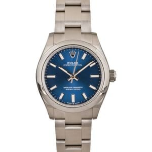 Rolex Oyster Perpetual ref 277200 Blue Dial