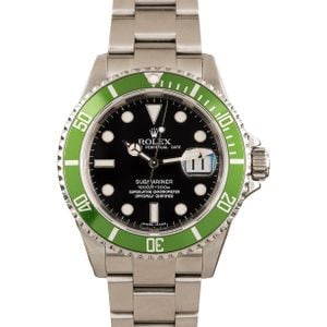 Rolex Submariner 16610V Green 'Kermit' Bezel