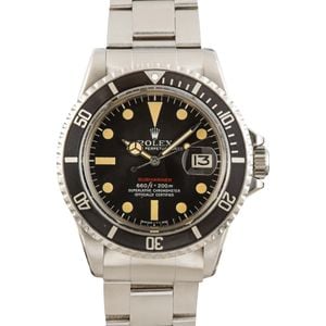 Vintage Rolex 1680 Red Submariner