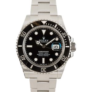 Mens Rolex Submariner 126610 Black Dial