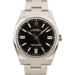 Rolex Oyster Perpetual 124300 Black Chromalight Dial