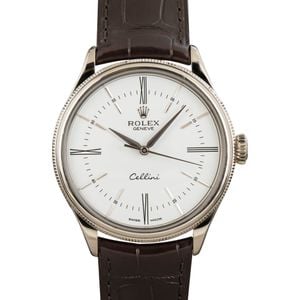 Used Rolex Cellini 50509 White Dial