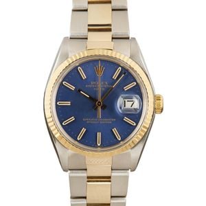 Rolex Oyster Perpetual Date 1500 Blue Dial