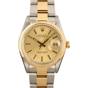 Rolex Date 15003 Champagne Dial