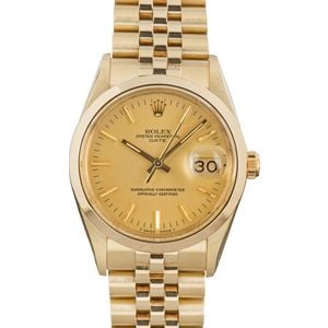 Rolex Date 15007 Champagne Dial