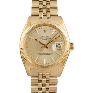 Pre-Owned Rolex Date 1503 Yellow Gold