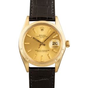 Pre Owned Rolex Date 1503 Champagne Dial