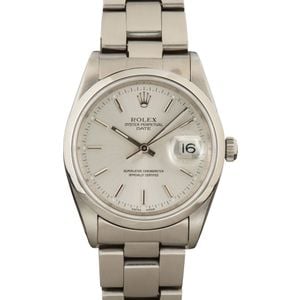 Used Rolex Date 15200 Silver Dial