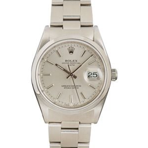 Pre-Owned Rolex Date 15200 Silver Dial