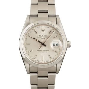 Rolex Date 15200 Silver Dial