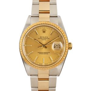 Rolex Date Ref 15223 Two Tone