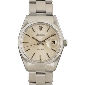 Rolex Date 6694 Silver Dial