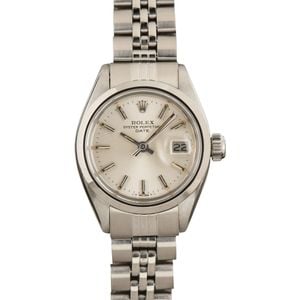 Rolex Date 6916 Silver Dial