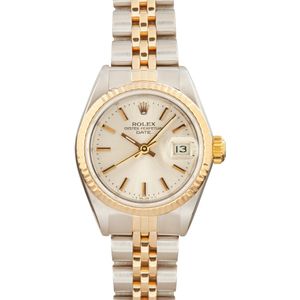 Ladies Rolex Date 69173 Steel & Yellow Gold