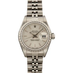 Rolex Date 79240 Silver Dial