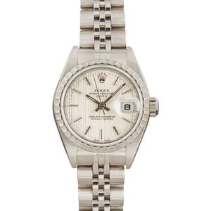 Rolex Date 79240 Silver Dial