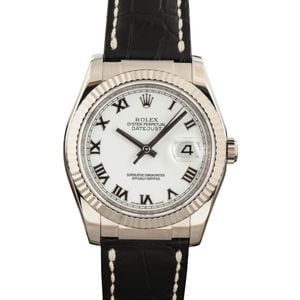 Rolex Datejust ref 116139 White Dial