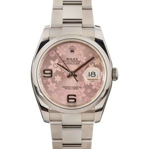 Rolex Datejust 116200 Pink Floral Dial