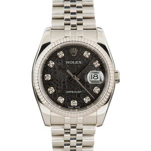 Rolex Datejust 116234 Black Diamond Dial