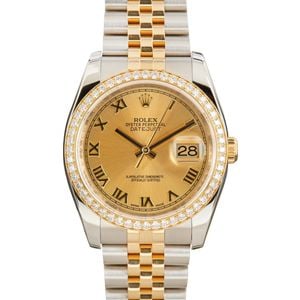 Pre Owned Rolex Datejust 116243 Diamond Bezel & Dial