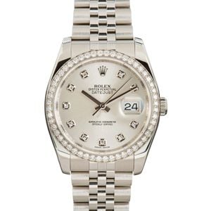 Rolex Datejust 116244 Diamond Bezel