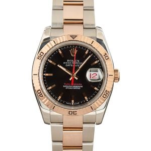 Rolex Datejust 116261 Thunderbird Black Dial