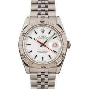 Rolex Datejust 116264 White Dial Thunderbird