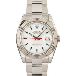 Rolex Datejust Thunderbird 116264 White Dial