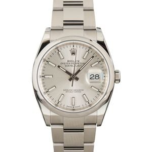 Rolex Datejust 126200 Silver Dial