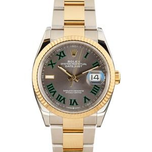 Rolex Datejust 126233 Wimbledon Dial