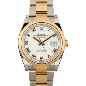 Rolex Datejust 126233 White Dial