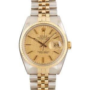 Rolex Datejust 16013 Jubilee Dial