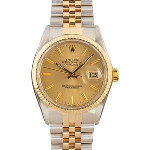 Datejust Rolex 16013 Champagne Dial