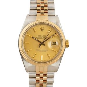 Datejust Rolex 16013 Champagne Dial