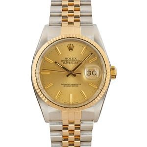 Pre-Owned Rolex Datejust 16013 Champagne Dial