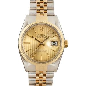 Datejust Rolex 16013 Tapestry Dial