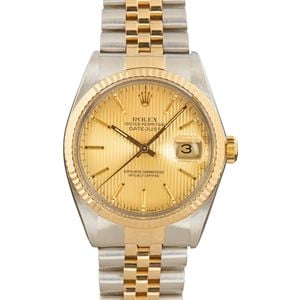 Used Rolex Datejust 16013 Tapestry Dial