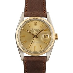 Rolex Datejust 16013 Steel & 18k Yellow Gold