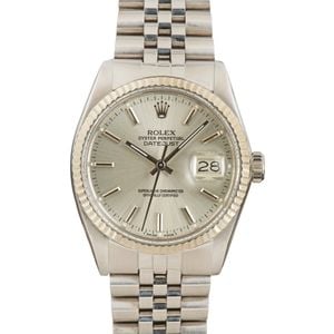 Rolex Datejust 16014 Silver Dial