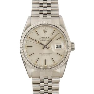 Pre-Owned Rolex Datejust 16030 Silver Dial