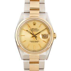 Rolex Datejust 16203 Champagne Tapestry