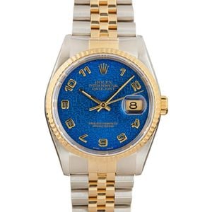 Rolex Datejust 16233 Blue Dial