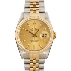 Rolex Datejust 16233 Two Tone Jubilee