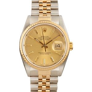 Rolex Datejust 16233 Two Tone Jubilee