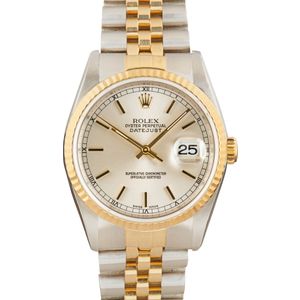 Used Rolex Datejust 16233 Two Tone